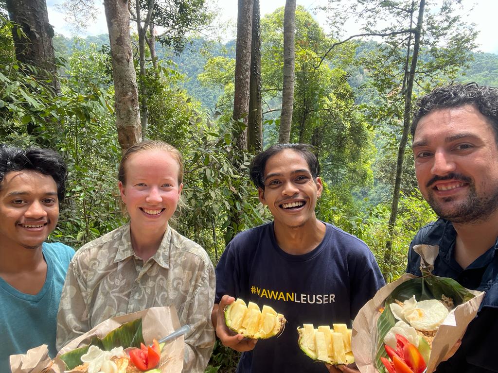 2 day jungle trek + raffting from Bukit Lawang